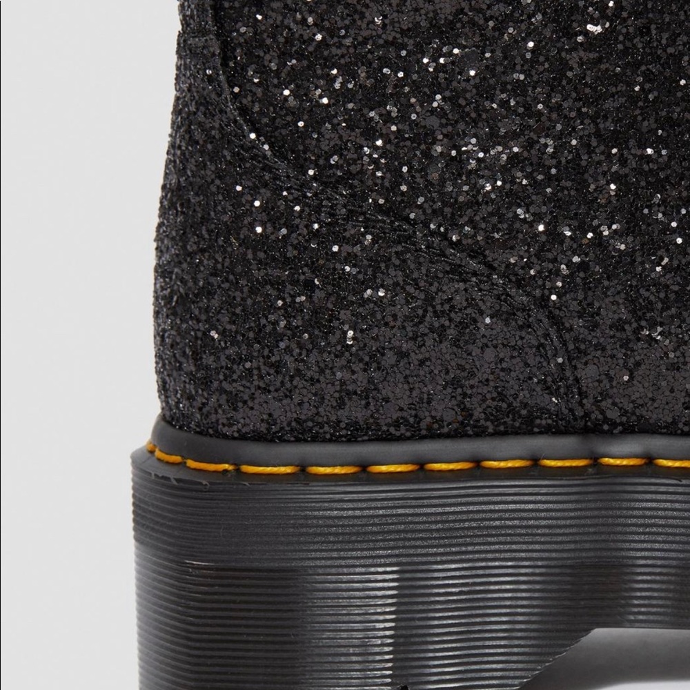 Dr.Marten JADON GLITTER  BLACK CHUNKY GLITTER - Picture 6 of 16